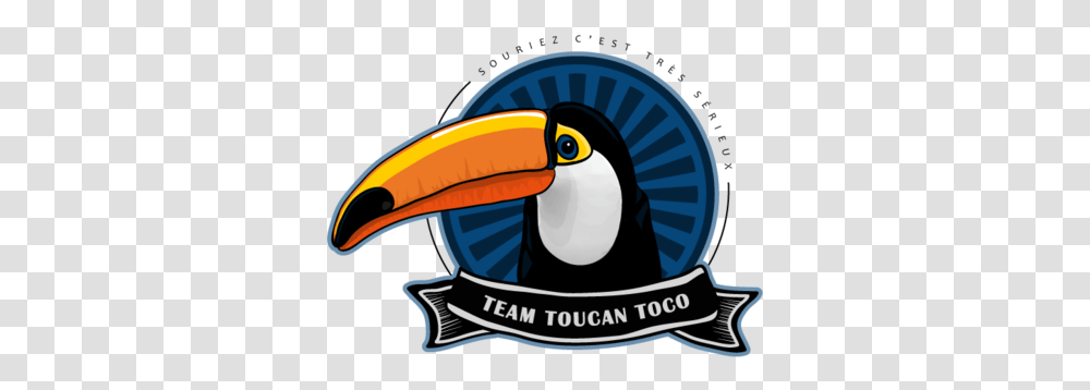 Logo Toucan Toco Team Toucan, Beak, Bird, Animal, Helmet Transparent Png