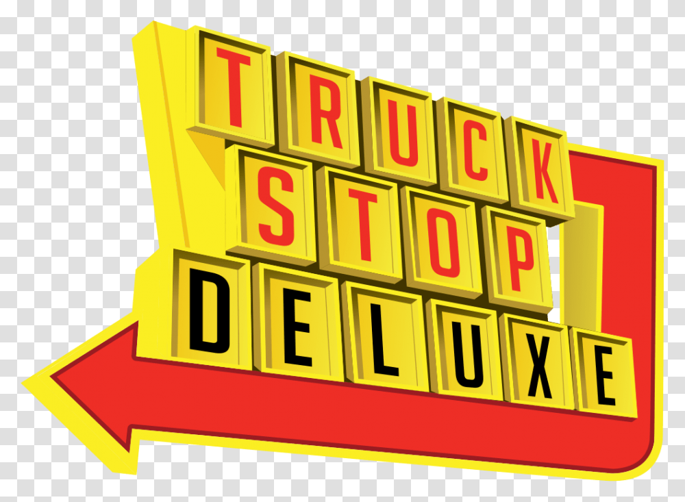 Logo Truck Stop Deluxe Werribee, Word, Alphabet, Interior Design Transparent Png