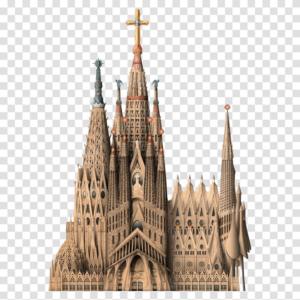 Logo Ts Sagrada Familia No Background, Spire, Tower, Architecture, Building Transparent Png