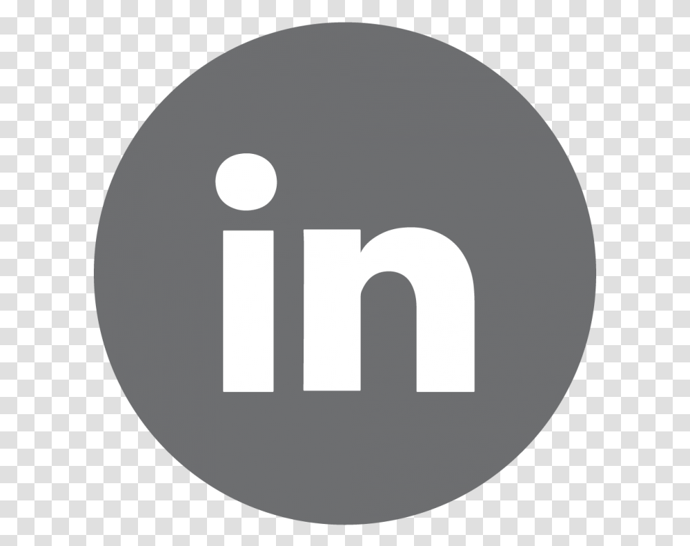 Logo Twitter Linkedin Gris, Trademark, Number Transparent Png
