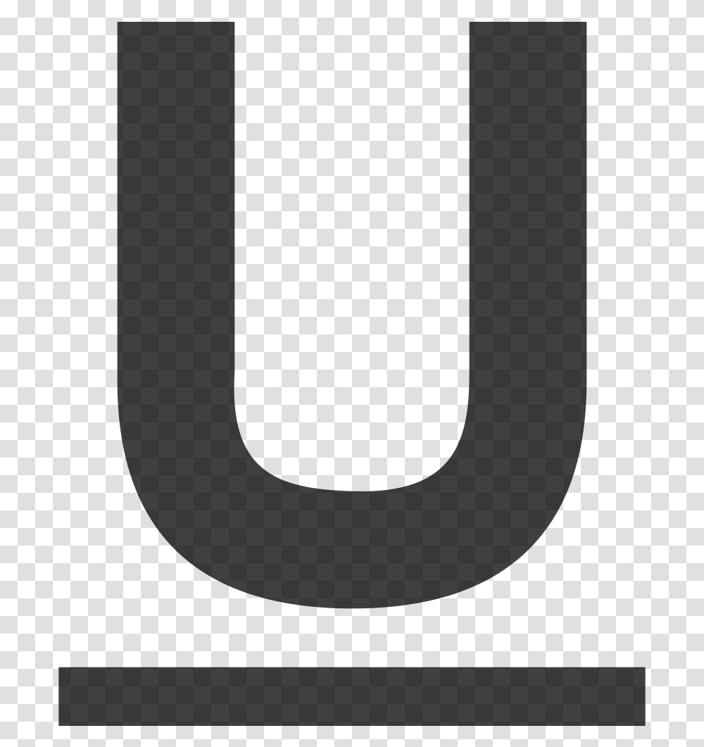 Logo U With Underline Download Black And White, Gray, World Of Warcraft Transparent Png