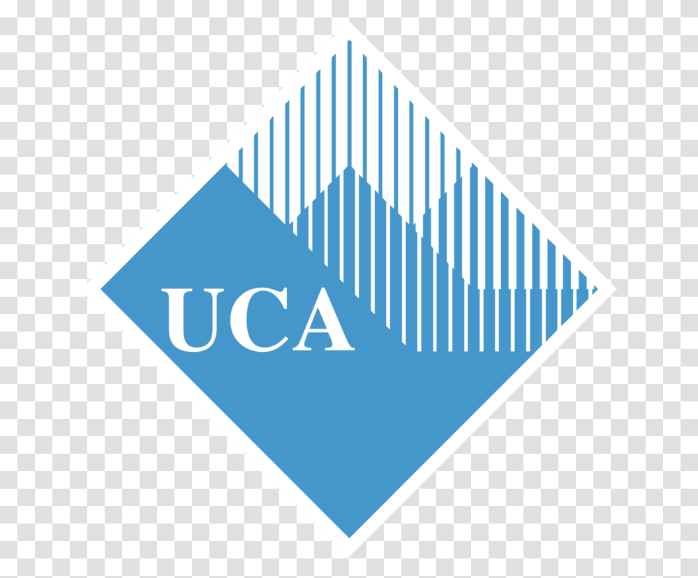 Logo Uca Rhombus Blue White Frame, Triangle Transparent Png