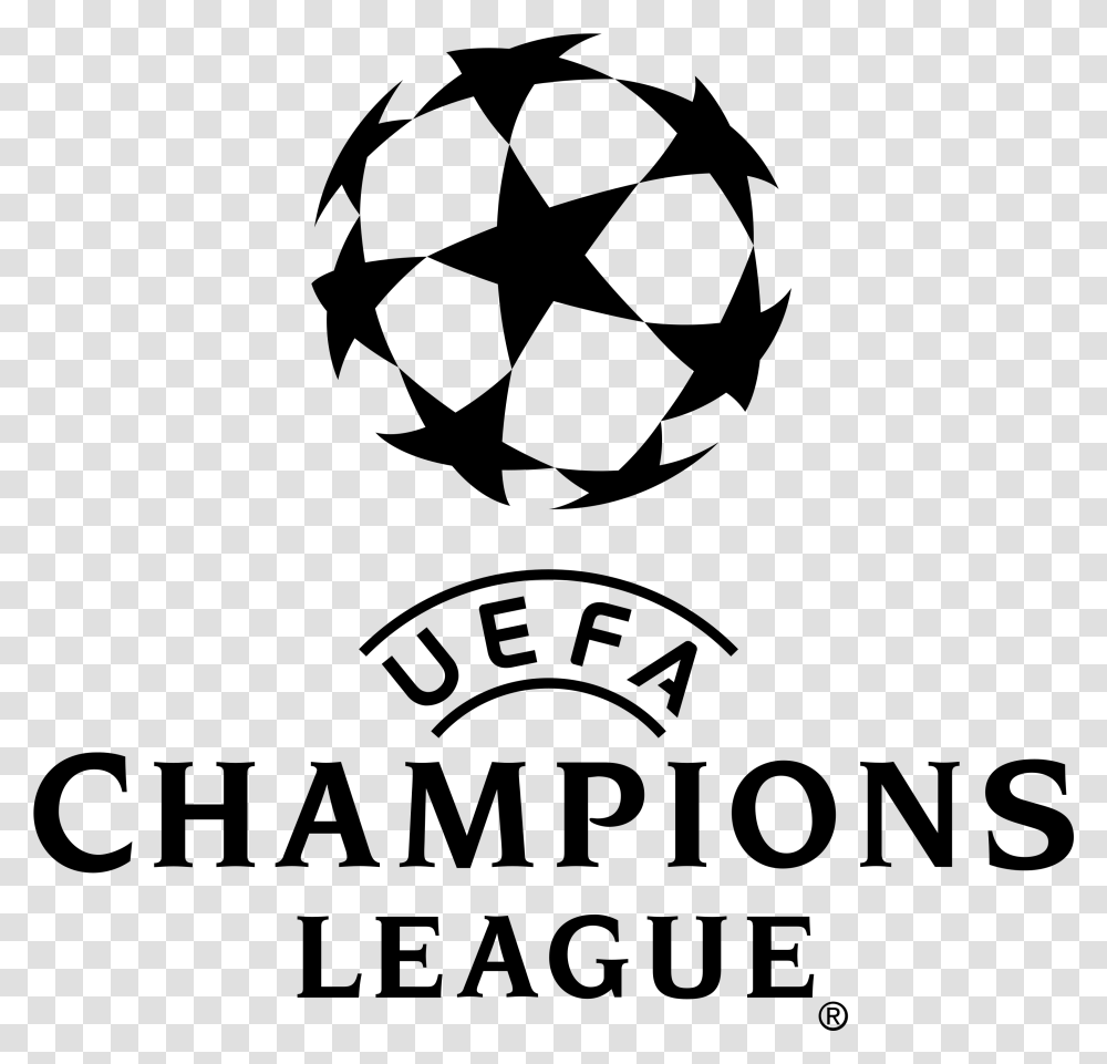 Logo Uefa Champions League Champions League Logo, Gray, World Of Warcraft Transparent Png