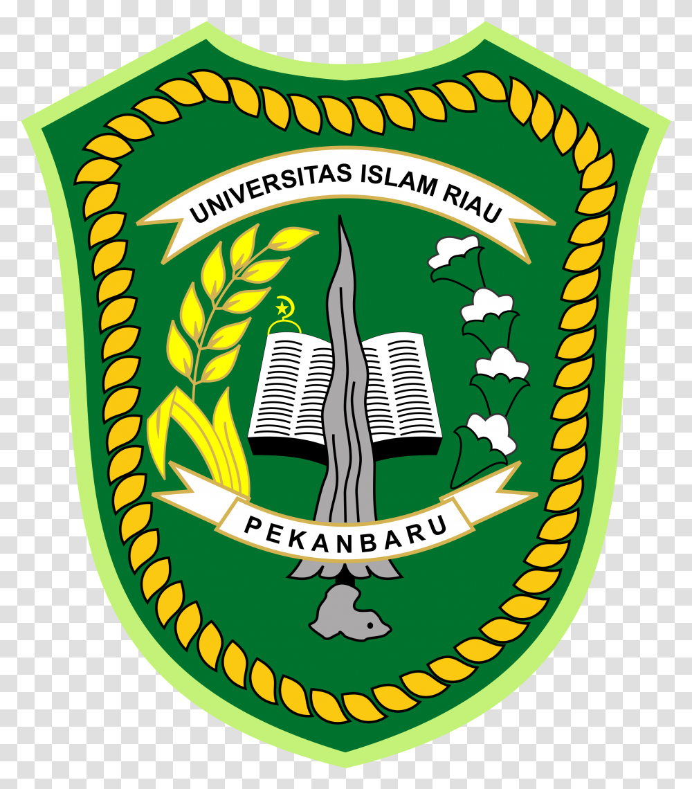 Logo Universitas Islam Riau, Trademark, Emblem, Badge Transparent Png