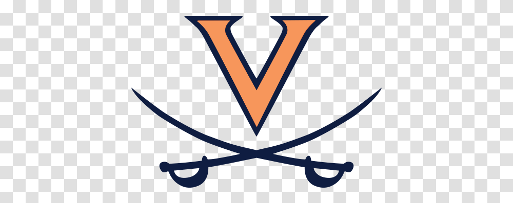 Logo Universityofvirginiacavaliersorangevblueoutline Virginia Cavaliers Old Logo, Symbol, Trademark, Emblem, Label Transparent Png
