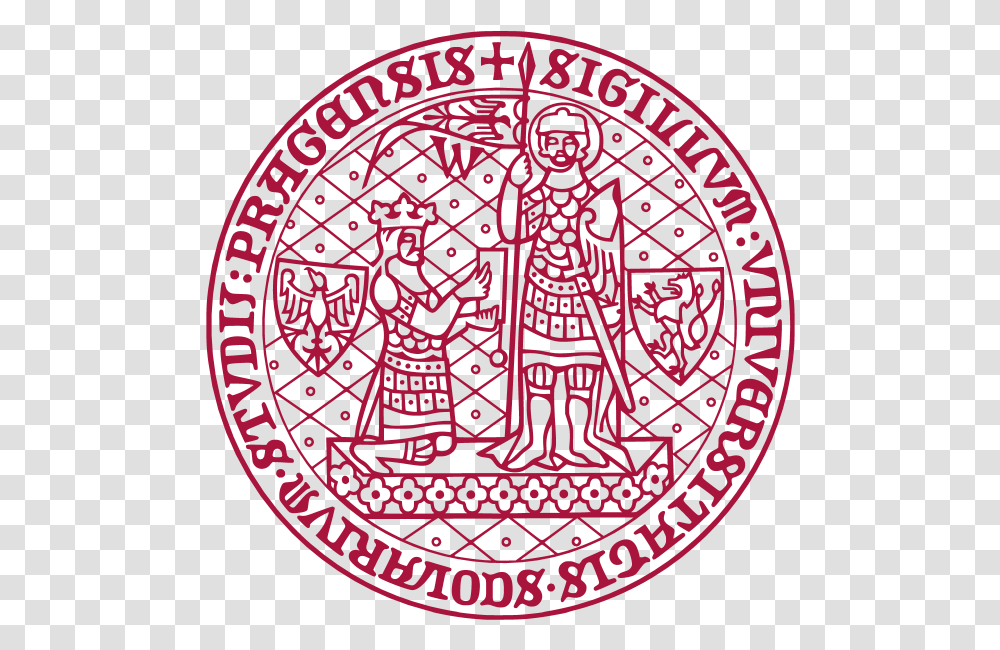 Logo Univerzita Karlova, Rug, Text, Maze, Labyrinth Transparent Png