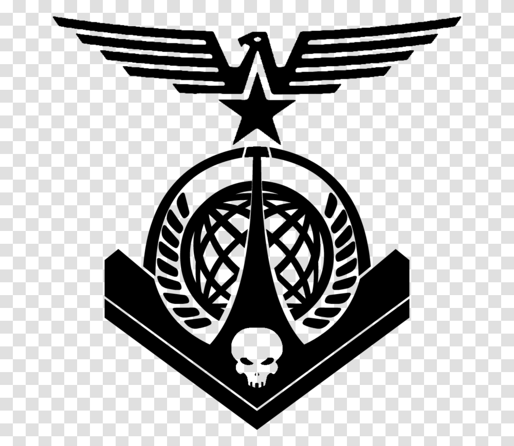 Logo Unsc Marine Corps, Gray, World Of Warcraft Transparent Png