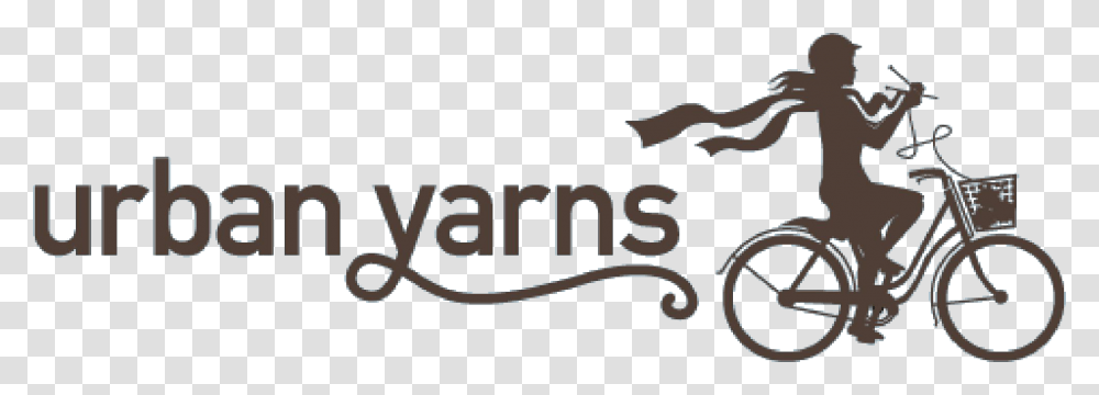 Logo Urban Yarns, Bicycle, Wheel, Person Transparent Png