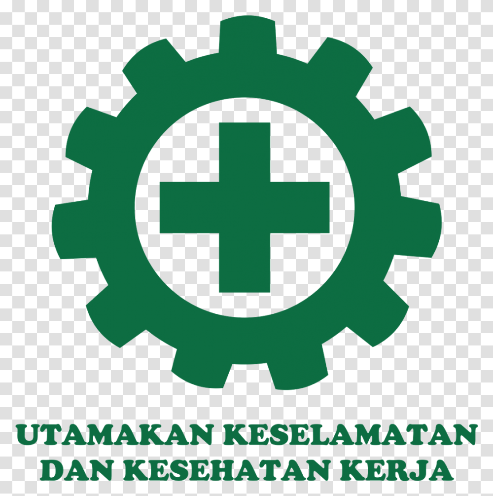 Logo Vector K3 Indonesia, Machine, Green, Wheel, Gear Transparent Png