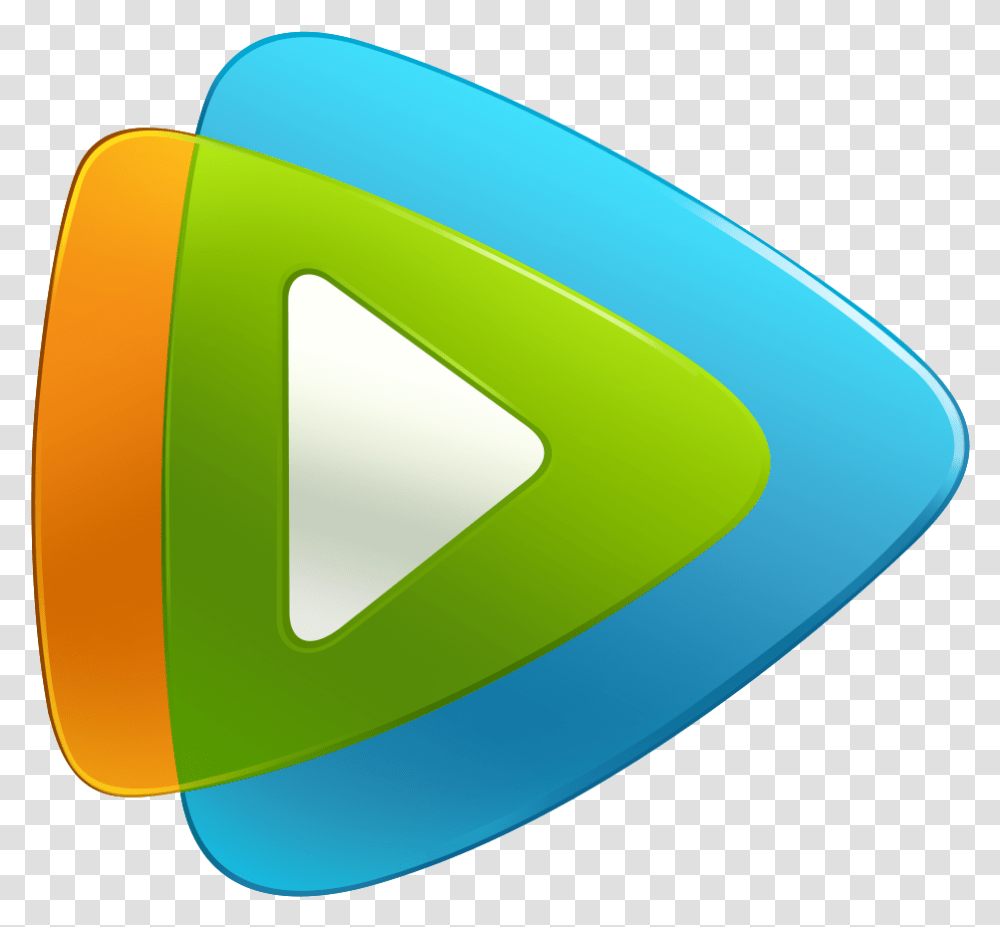 Logo Video Tencent Others Free Download Hd Clipart Tencent Video, Tape, Trademark, Recycling Symbol Transparent Png