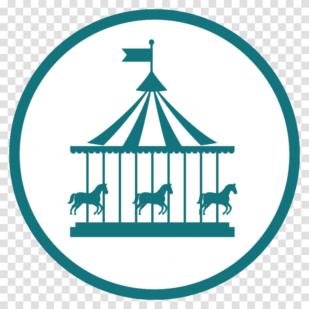 Logo Village Enfant Circle, Carousel, Amusement Park, Theme Park Transparent Png