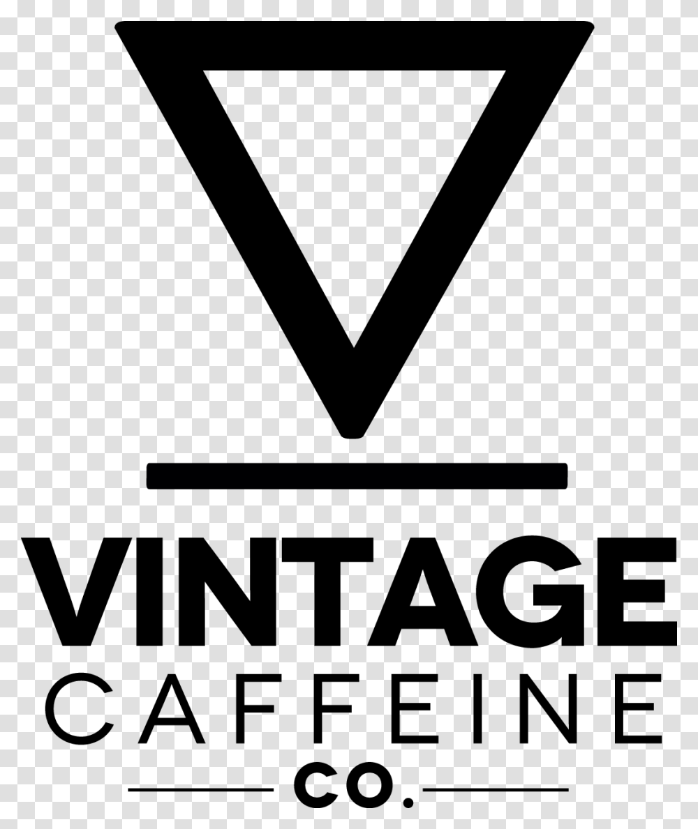 Logo Vintage Caffeine, Label, Triangle Transparent Png