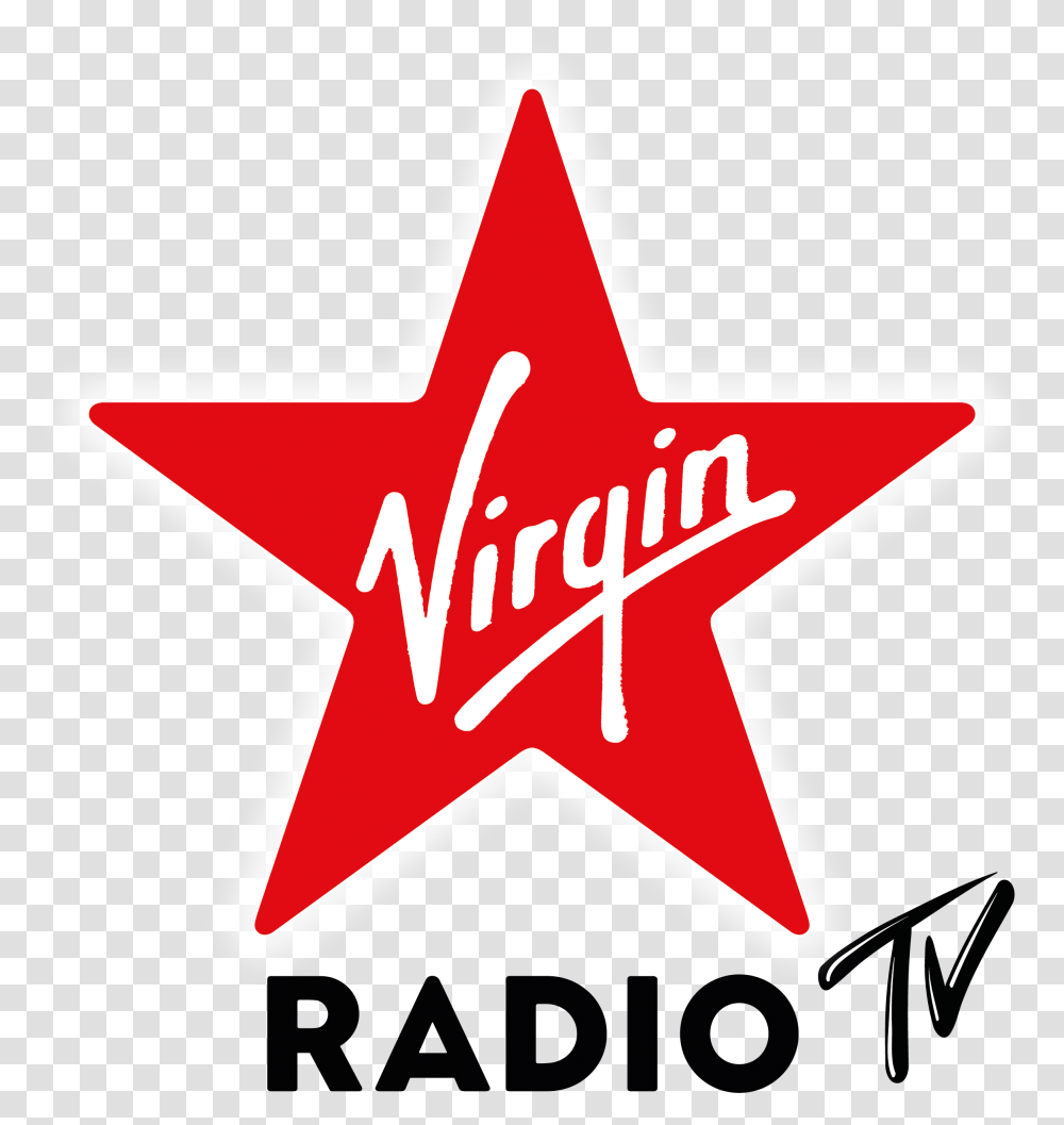 Logo Virgin Radio Tv 99.9 Virgin Radio, Star Symbol, Trademark Transparent Png