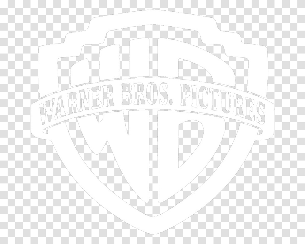 Logo Warner Brothers Line Art, Trademark, Emblem, Badge Transparent Png