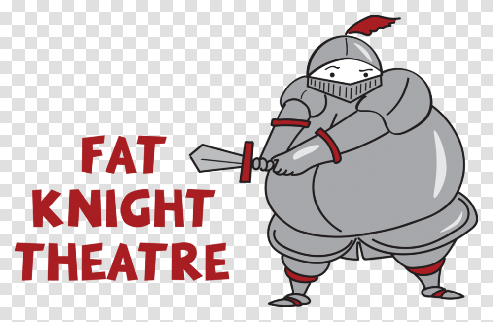 Logo Web Fat Cartoon Knight, Armor Transparent Png