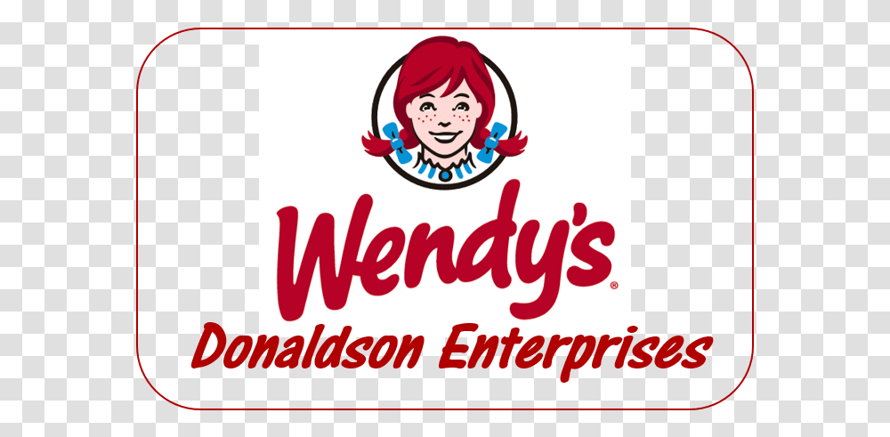 Logo Wendy's Company, Label, Advertisement, Poster Transparent Png