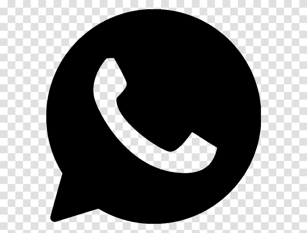 Logo Whatsapp Blanco Whatsapp Logo Black, Gray, World Of Warcraft Transparent Png