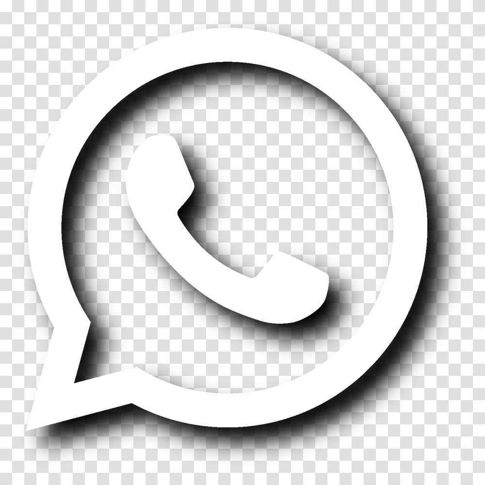 Logo Whatsapp Branco Clipart Download Whatsapp Logo White, Alphabet, Ampersand Transparent Png