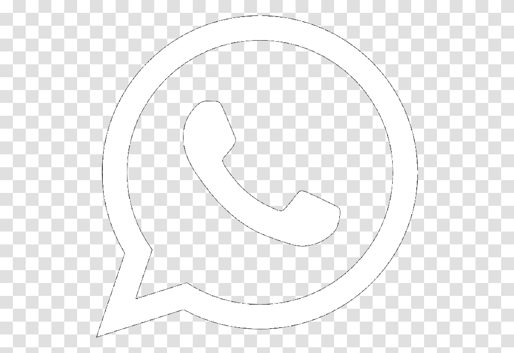 Logo Whatsapp Logotipo Whatsapp Branco, Alphabet, Number Transparent Png