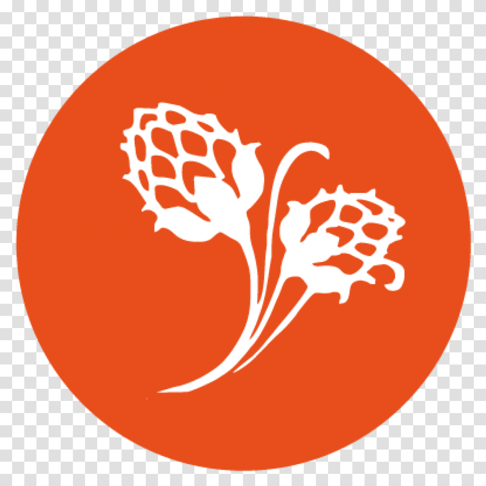 Logo White And Orange, Plant, Ball, Vegetable, Food Transparent Png