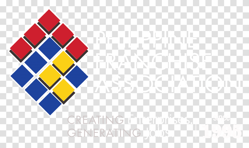Logo Width 200px Philippine Franchise Association Logo, Label, Rubix Cube, Advertisement Transparent Png