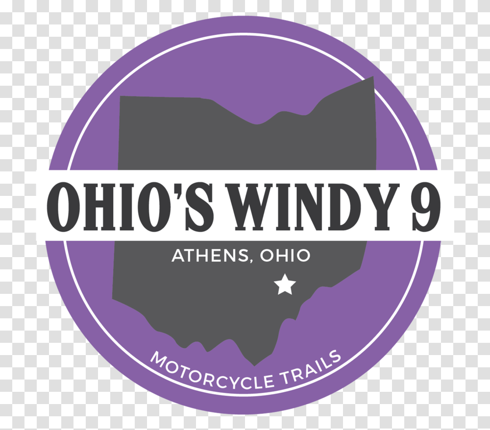 Logo Windy9 Motorcycle Roads Athens Ohio, Label, Plant Transparent Png