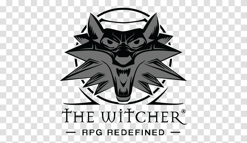 Logo Witcher Illustration, Poster, Advertisement, Emblem Transparent Png