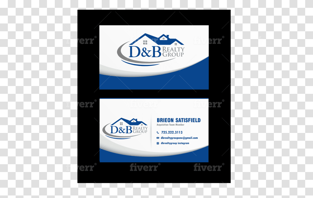 Logo With Free Business Card Fiverr, Text, Paper Transparent Png