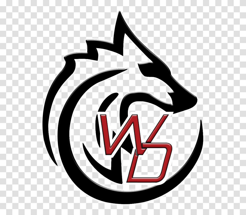 Logo Wolf Symbol Clip Art, Stencil, Hook Transparent Png