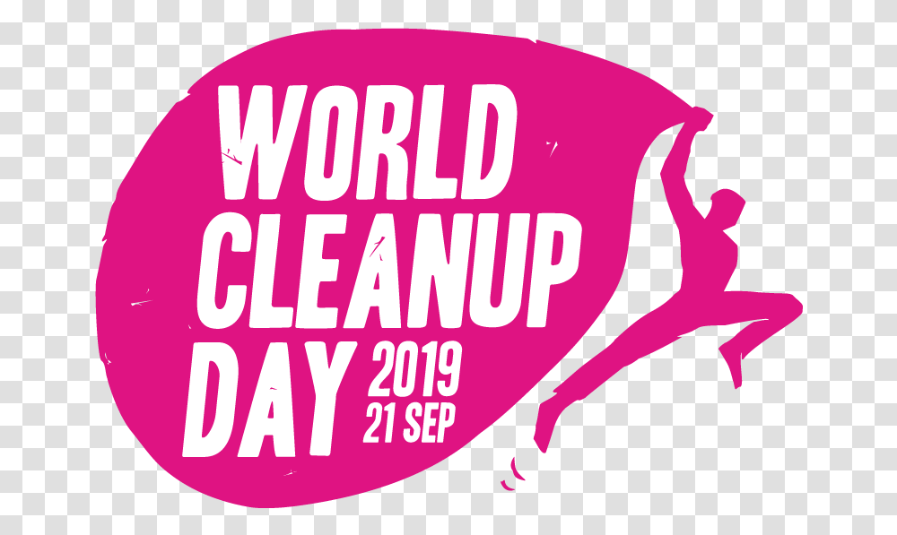 Logo World Clean Up Day 2019, Poster, Advertisement, Face Transparent Png
