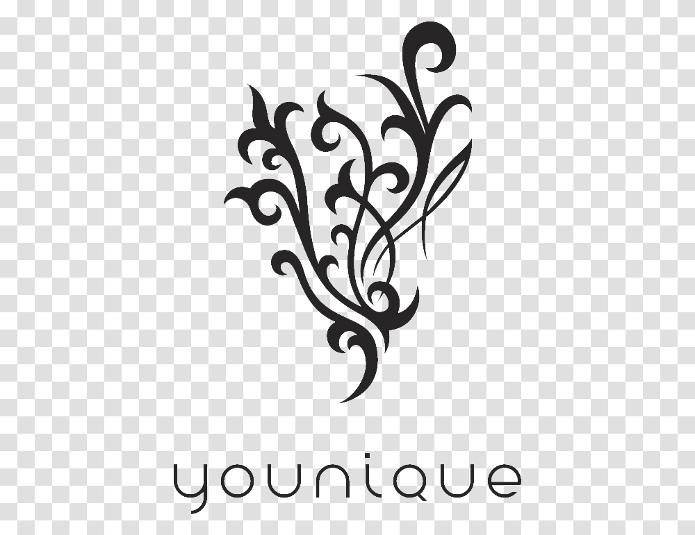 Logo Younique, Floral Design, Pattern Transparent Png