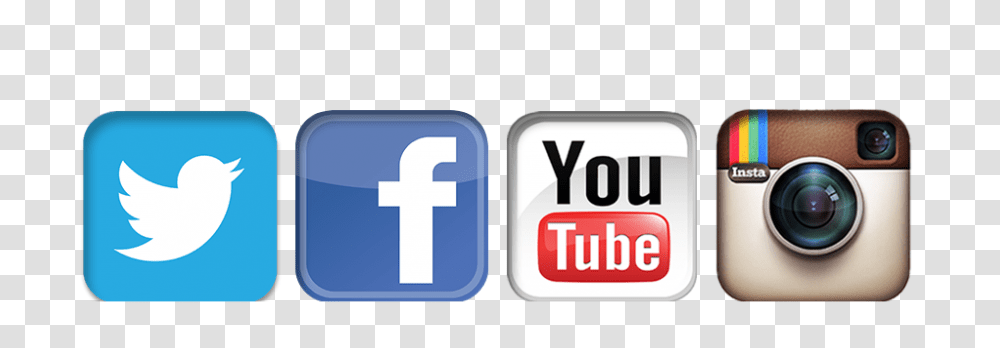 Logo Youtube Facebook Twitter Image, Camera, Electronics, Label Transparent Png