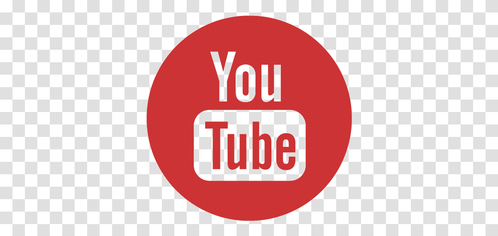 Logo Youtube Round Youtube Icon, Label, Text, Road Sign, Symbol Transparent Png