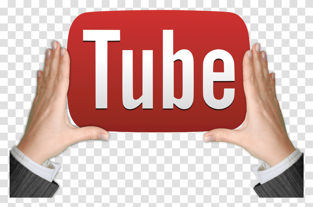 Logo Youtube Thumbnail, Person, Human, Word Transparent Png