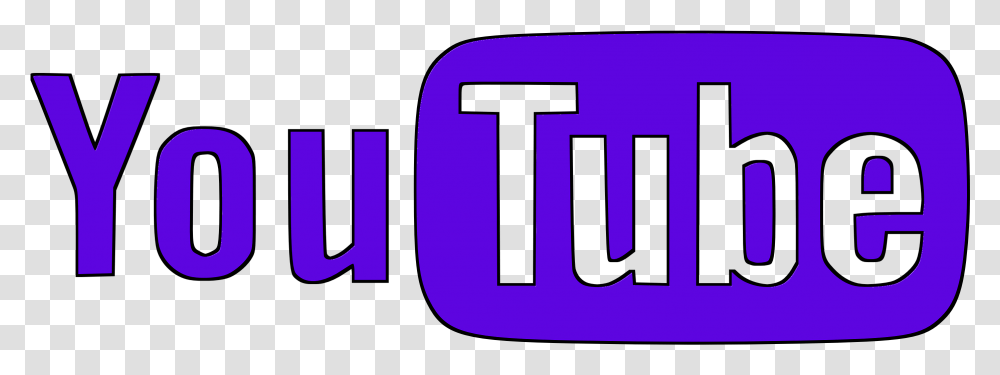 Logo Youtube Violet, Number, Word Transparent Png
