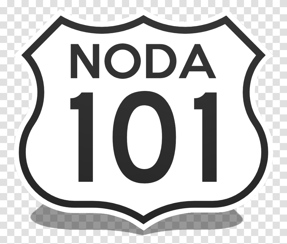 Logo2 U.s. Route 101 In California, Label, Number Transparent Png