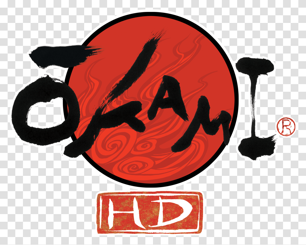Logodesign Okami Game Logo Video Logos Okami Logo, Label, Text, Symbol, Trademark Transparent Png