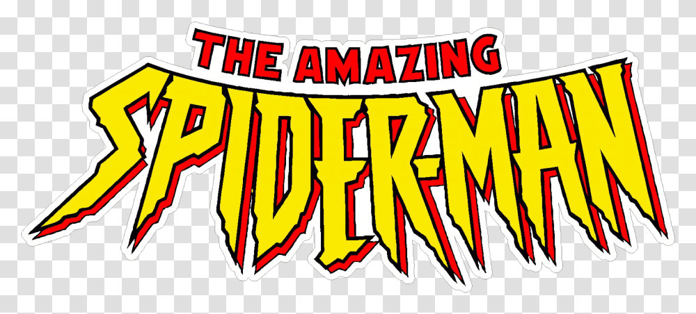 Logopedia Amazing Spiderman Comic Logo, Label, Alphabet, Sticker Transparent Png