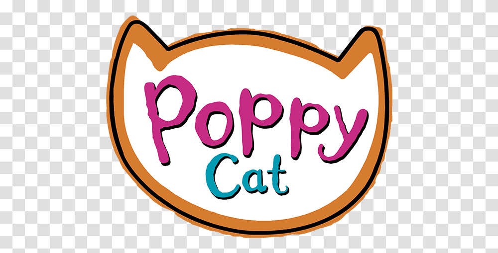 Logopedia Poppy Cat, Label, Sticker Transparent Png