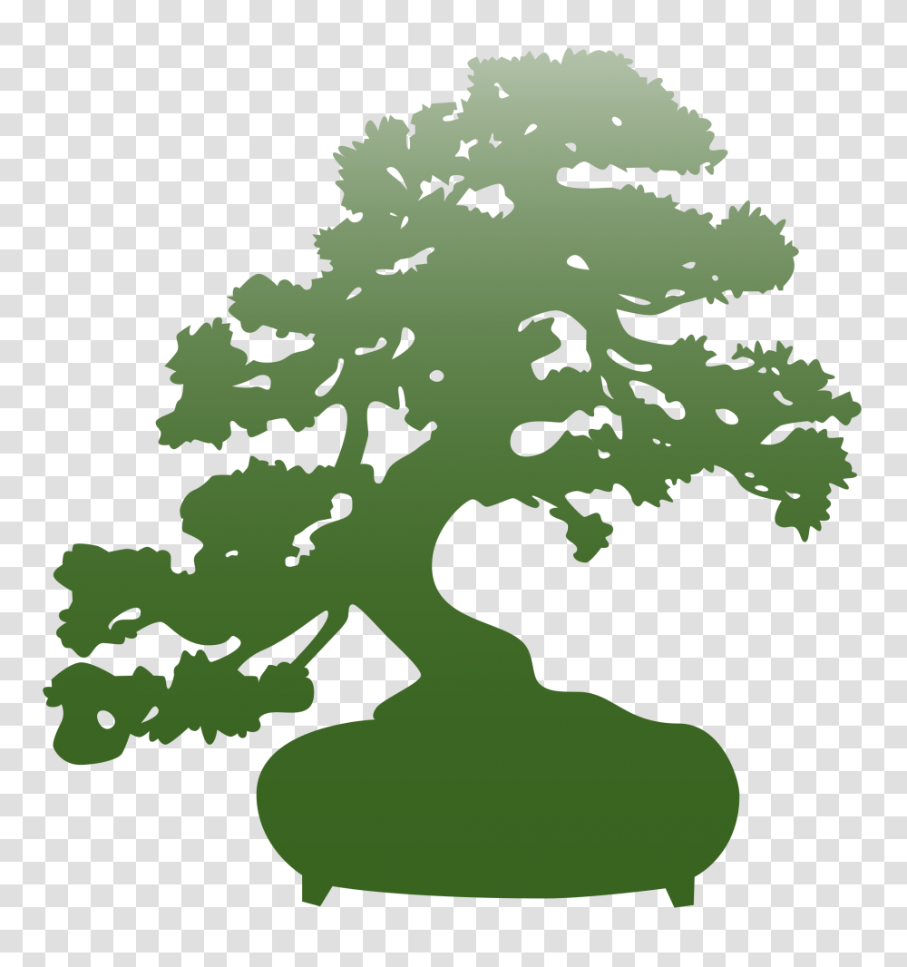 Logoprojetbonsai, Tree, Plant, Bird, Potted Plant Transparent Png