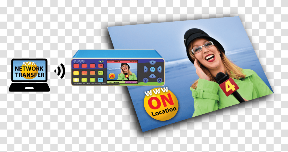 Logos And Animations With Brighteye Nxt Gadget, Person, Sunglasses, Face, Advertisement Transparent Png