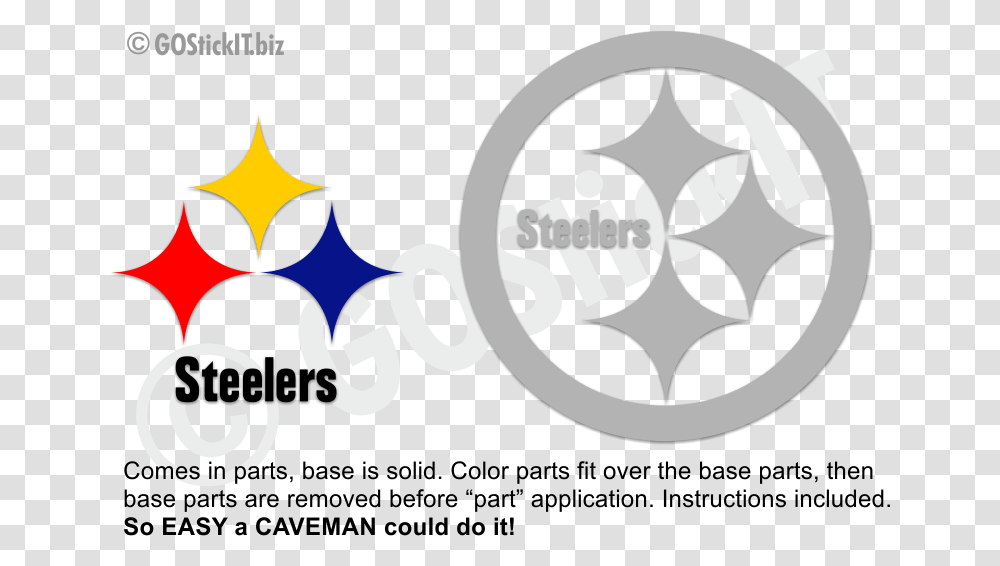 Logos And Uniforms Of The Pittsburgh Steelers, Number, Stencil Transparent Png