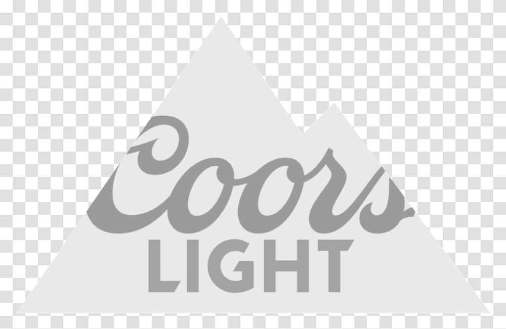 Logos Coors Light, Triangle, Text, Symbol Transparent Png
