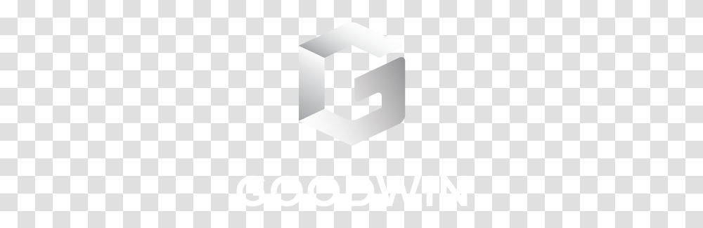 Logos Footer Goodwin White Cross, Text, Alphabet, Symbol, Trademark Transparent Png