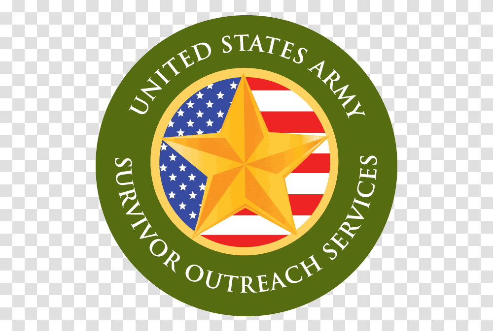 Logos For Acs Army Logo Army Survivor Outreach Services Logo, Symbol, Star Symbol, Trademark, Text Transparent Png