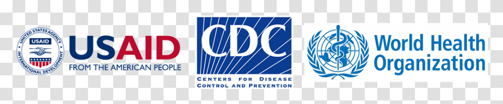 Logos For Usaid Cdc And Who World Health Organization, Label, Word Transparent Png
