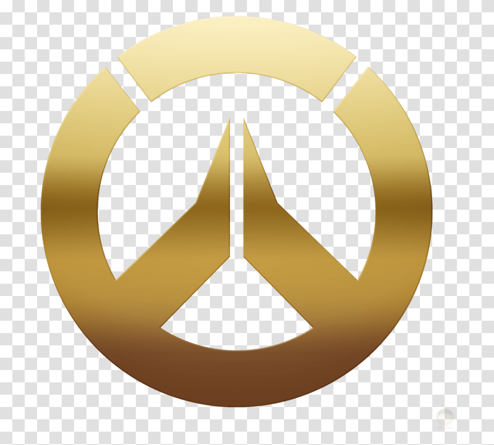 Logos Gold Overwatch Logo, Lamp, Trademark, Badge Transparent Png