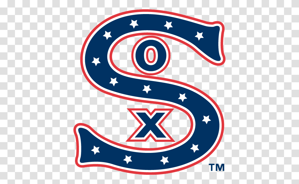 Logos In Major League Baseball History Logo Chicago White Sox 1919, Text, Number, Symbol, Alphabet Transparent Png