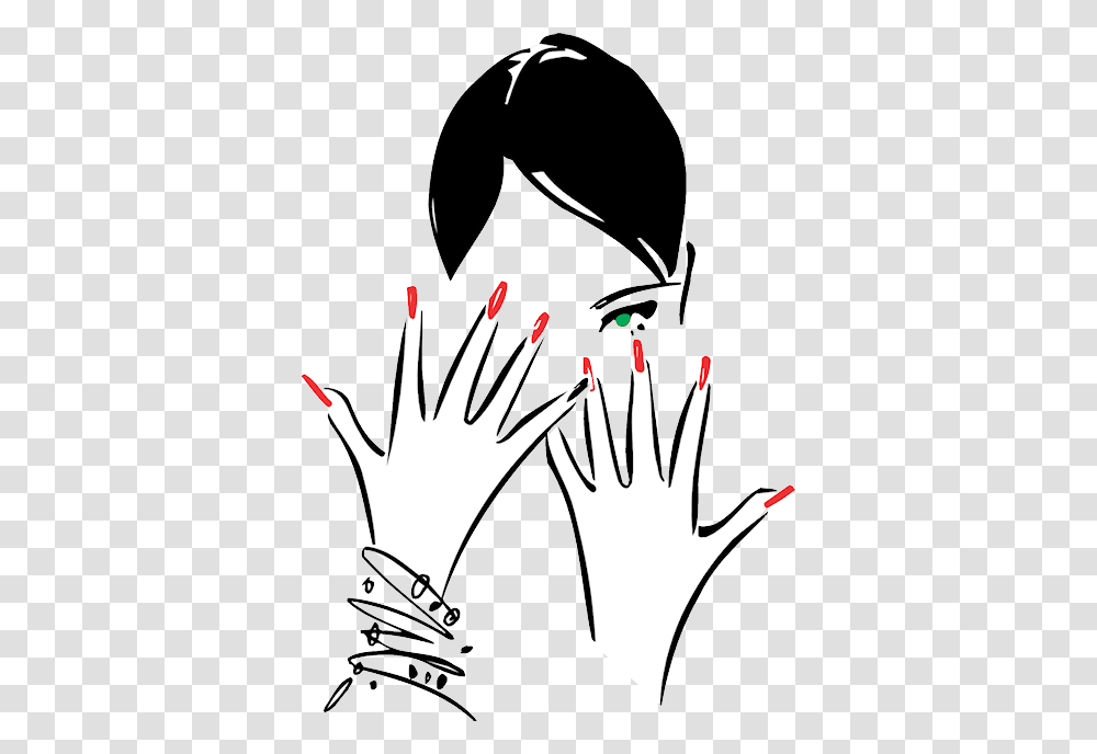 Logos Salon Manicura, Stencil, Hand, Face Transparent Png