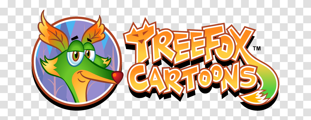 Logos & Icons Treefox Cartoons Cartoon, Food, Text, Angry Birds, Alphabet Transparent Png